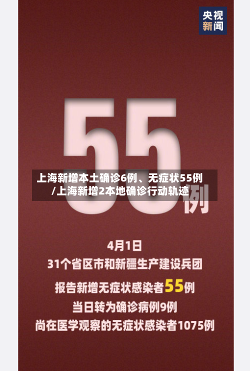 上海新增本土确诊6例、无症状55例/上海新增2本地确诊行动轨迹
