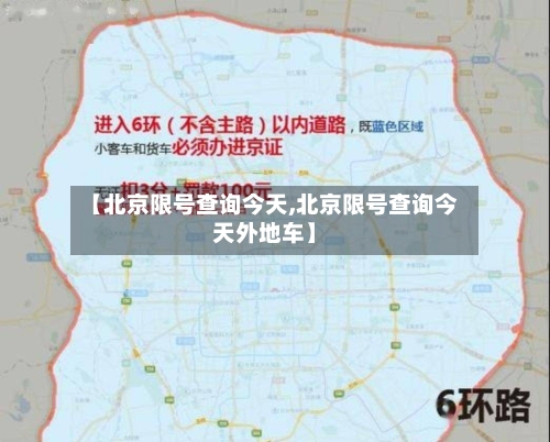 【北京限号查询今天,北京限号查询今天外地车】