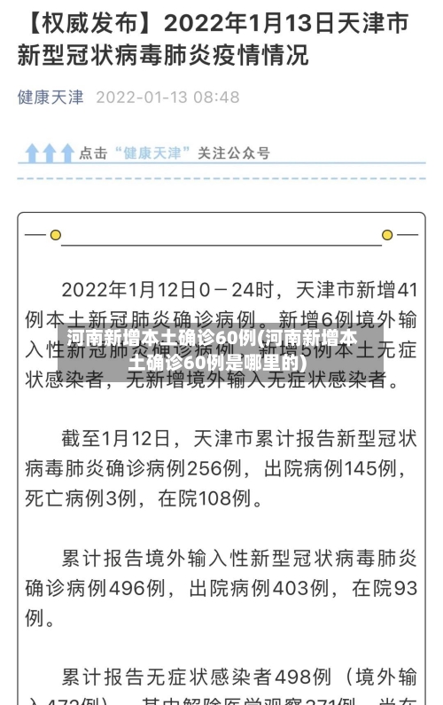河南新增本土确诊60例(河南新增本土确诊60例是哪里的)-第3张图片