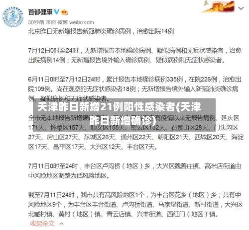天津昨日新增21例阳性感染者(天津昨日新增确诊)-第3张图片
