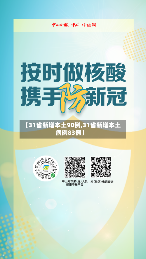 【31省新增本土90例,31省新增本土病例83例】