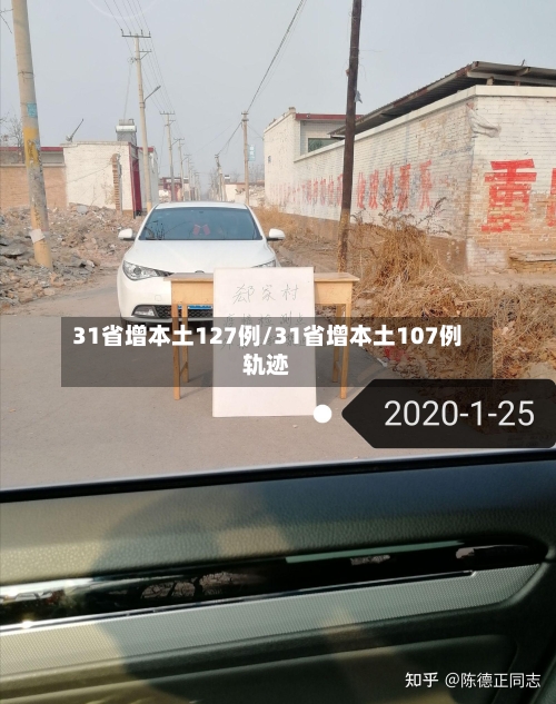 31省增本土127例/31省增本土107例轨迹