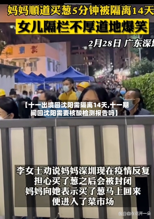 【十一出境回沈阳需隔离14天,十一期间回沈阳需要核酸检测报告吗】-第2张图片