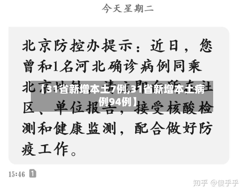 【31省新增本土7例,31省新增本土病例94例】-第2张图片