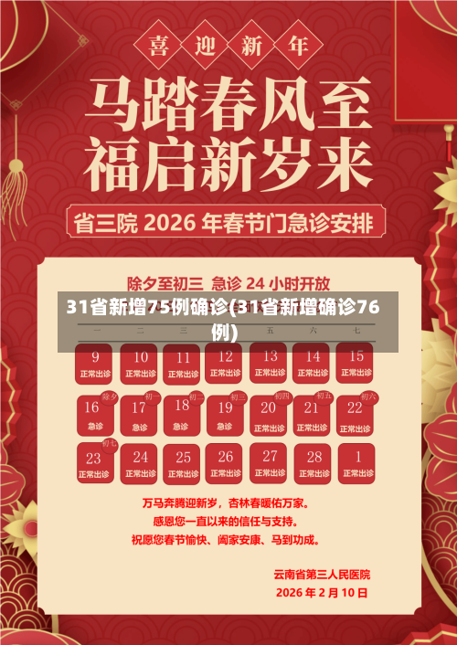 31省新增75例确诊(31省新增确诊76例)-第2张图片