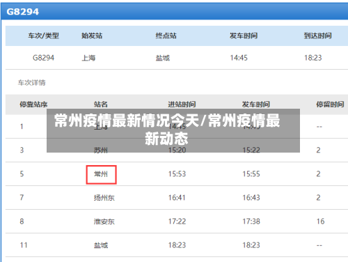 常州疫情最新情况今天/常州疫情最新动态-第2张图片