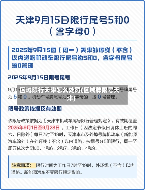 区域限行天津怎么处罚(区域牌限号天津)-第3张图片
