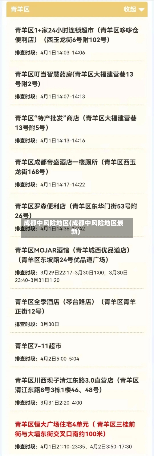 成都中风险地区(成都中风险地区最新)-第3张图片