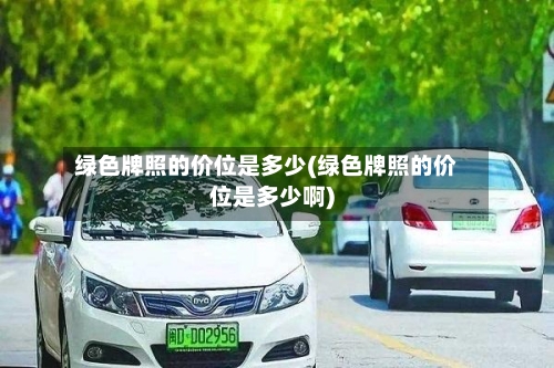 绿色牌照的价位是多少(绿色牌照的价位是多少啊)