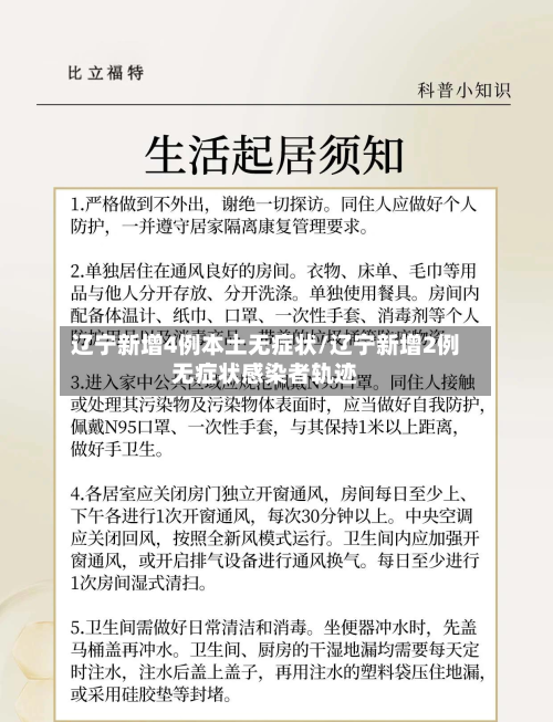 辽宁新增4例本土无症状/辽宁新增2例无症状感染者轨迹