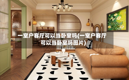一室户客厅可以当卧室吗(一室户客厅可以当卧室吗图片)-第3张图片