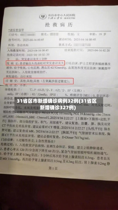 31省区市新增确诊病例32例(31省区新增确诊327例)-第2张图片
