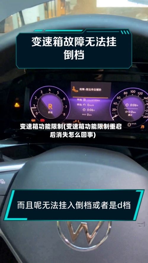 变速箱功能限制(变速箱功能限制重启后消失怎么回事)