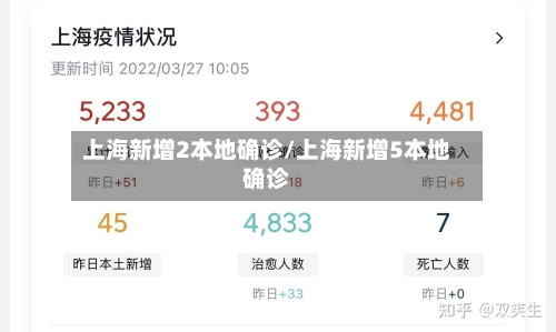 上海新增2本地确诊/上海新增5本地确诊