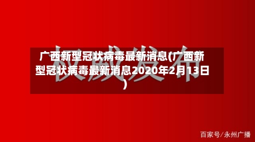 广西新型冠状病毒最新消息(广西新型冠状病毒最新消息2020年2月13日)-第3张图片