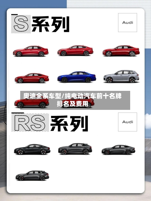 奥迪全系车型/纯电动汽车前十名牌排名及费用