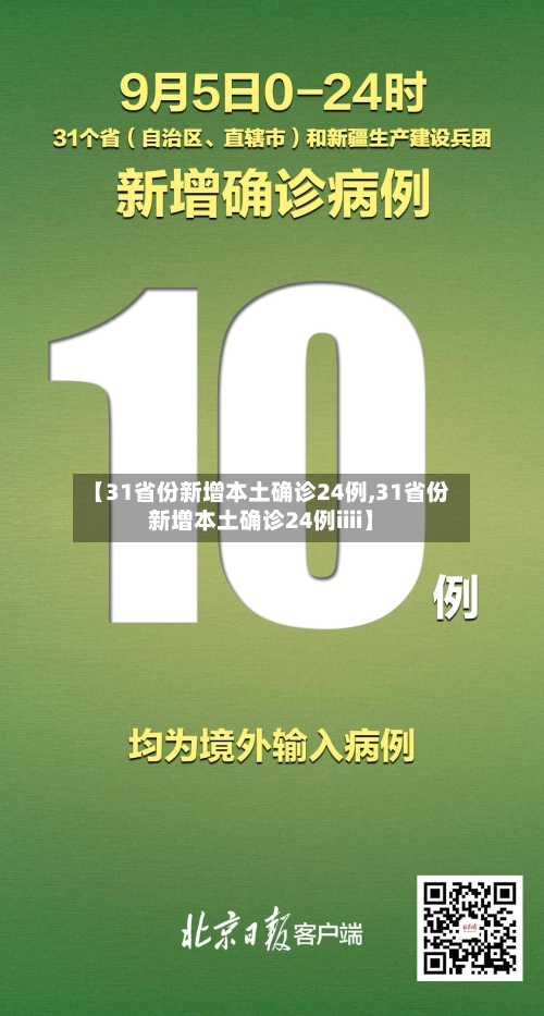 【31省份新增本土确诊24例,31省份新增本土确诊24例iiii】