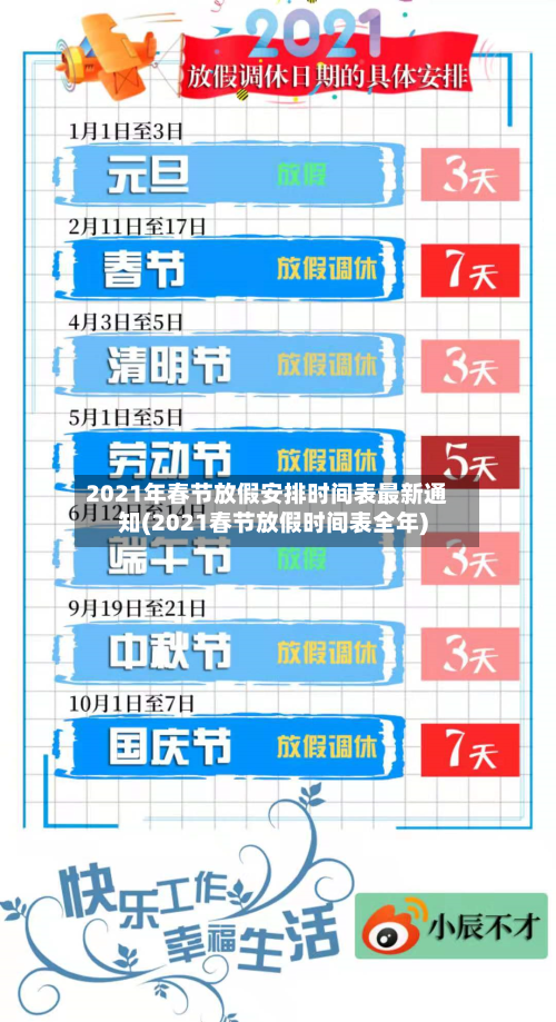 2021年春节放假安排时间表最新通知(2021春节放假时间表全年)-第3张图片