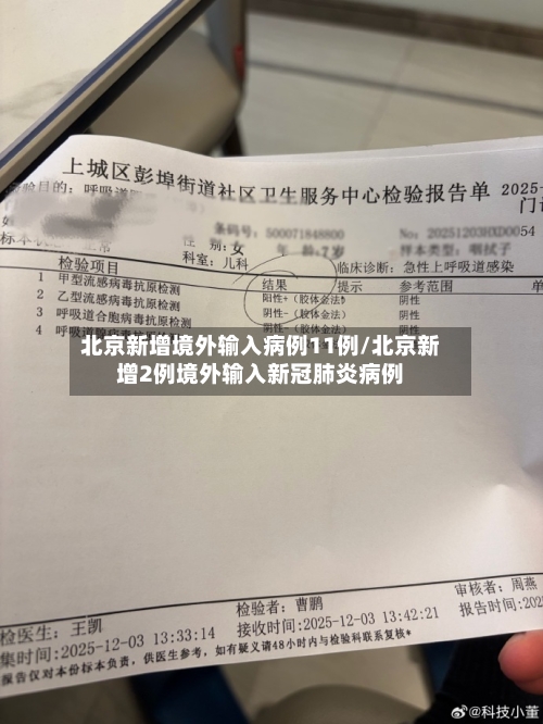 北京新增境外输入病例11例/北京新增2例境外输入新冠肺炎病例-第2张图片