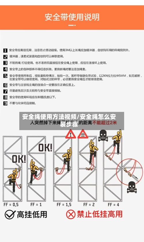 安全绳使用方法视频/安全绳怎么安装步骤-第2张图片