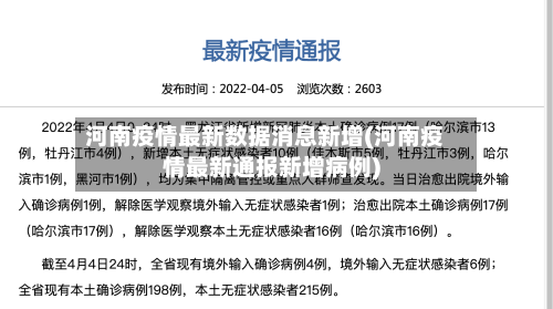 河南疫情最新数据消息新增(河南疫情最新通报新增病例)-第2张图片
