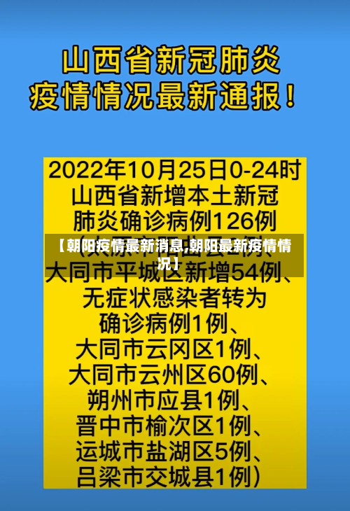 【朝阳疫情最新消息,朝阳最新疫情情况】-第2张图片