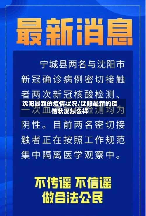 沈阳最新的疫情状况/沈阳最新的疫情状况怎么样-第2张图片