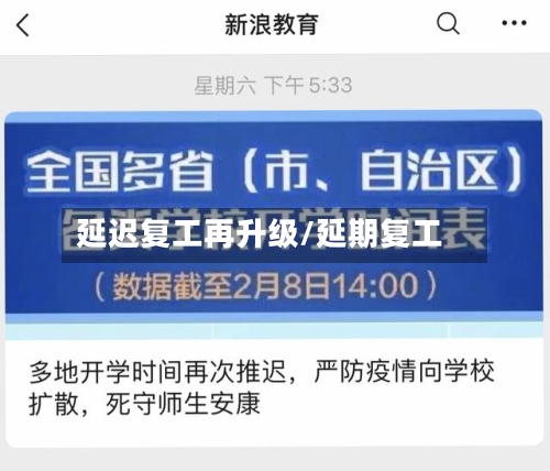 延迟复工再升级/延期复工-第2张图片