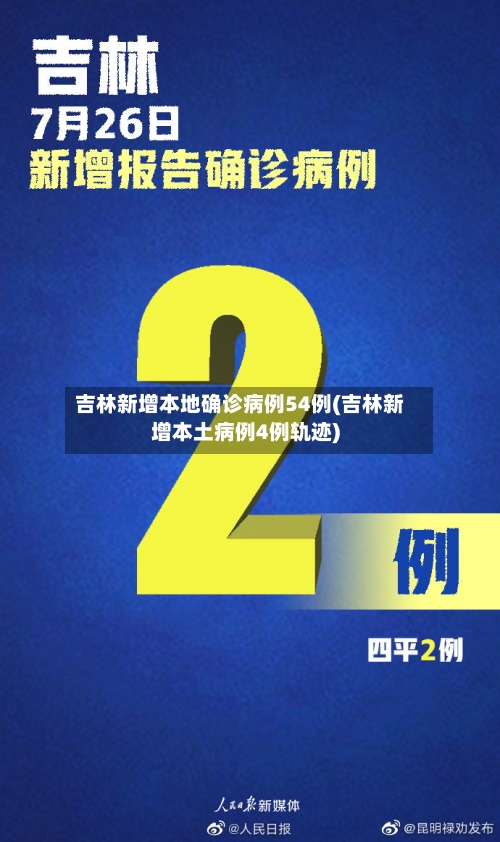 吉林新增本地确诊病例54例(吉林新增本土病例4例轨迹)-第2张图片
